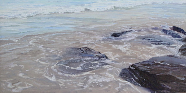 image of painting "Lapping Waves on a Sunny Day"